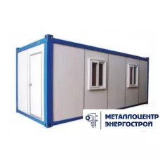 Бытовка строительная с двумя распашными дверьми 5,5х2,3м