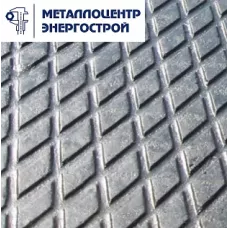Лист стальной рифленый 10 мм оцинкованный